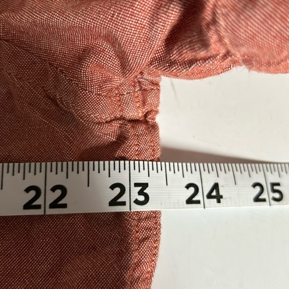 Levi's Authentic Short Sleeve Button Down Shirt Red -Size Large - Picture 6 of 7